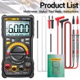 thumbnail image 4 of Multimeters,V9 6000 2000v 6000 2000v Test 2000v Test Voltmeter Test Voltmeter Ammeter Buzhi Twirltide Tools., 4 of 7