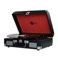 thumbnail image 3 of Arkrocket Curiosity Suitcase Bluetooth Turntable Vintage 3-Speed Record Player with Built-in Speakers Upgraded Turntable Audio Sound (Black/Red), 3 of 6