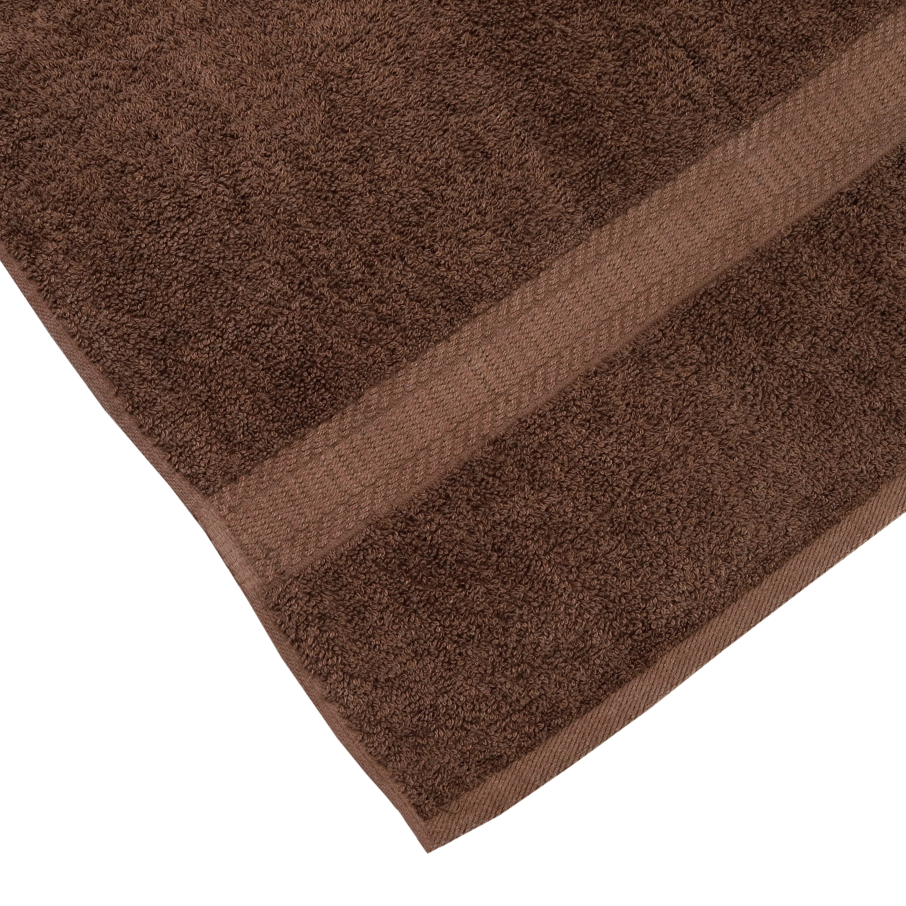 Mainstays Solid Bath Towel, Brown Basket