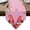 Pink, variant on Red Gnomes Table Runner Linen Burlap Table Runner 60 Inches Long Valentine's Day Love Roses Leaves Ombre Pink Dresser Scarves for Kitchen Island Coffee Dining Party Wedding Holiday Decor 13"x60"