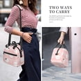 thumbnail image 2 of DouZhe Lunch Bags for Women and Men, Cute Cats Hearts Pink Prints Reusable Portable Insulated Cooler Waterproof Lunch Tote Bag for Travel Work Picnic, 2 of 7
