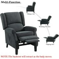 BALICHUN Small Recliners for Small Spaces,Wingback Recliner Chair with