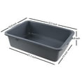 thumbnail image 2 of Yesdate 4-Pack 32 L Large Bus Tubs, Commercial Tote Box, Plastic Bus Box, Grey, 2 of 6