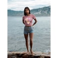 thumbnail image 3 of Pipeline Waveflower Good-Vibes Trend - Crop Tee Women's, 3 of 4
