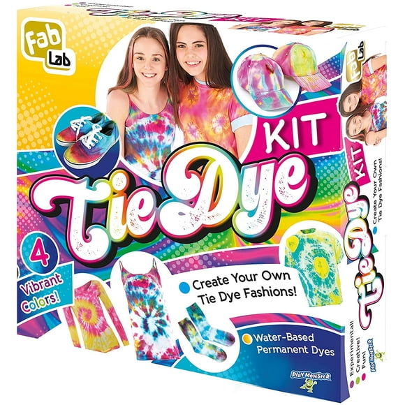 PLAYMONSTER - FAB LAB: TIE DYE KIT - PLAYMONSTER - FAB LAB : KIT TIE DYE