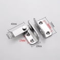 thumbnail image 4 of Fingerprint Smart Padlock Security Lockers With Stainless Steel Door Latch Silver, 4 of 8