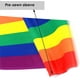thumbnail image 4 of Banderas de jardín arcoíris del orgullo gay LGBTQ - Bandera pequeña LGBTQ de 31,7 x 45,7 cm, de doble cara, para lesbianas, gays y transgénero, 4 of 6