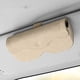 thumbnail image 4 of Clip de gafas de sol beige para coche, soporte de gafas de sol para coche, caja de almacenamiento, 4 of 6