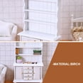 thumbnail image 6 of SEWCHICS Adorable Mini Cabinet Simulated Mini Furniture White Birch 1Pcs, 6 of 8