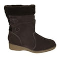 thumbnail image 2 of Lands End Women's Size 8.5, Chalet Suede Leather Short Boot, Chocolate, 2 of 8