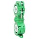 thumbnail image 2 of Soporte giratorio para linterna de exterior para ciclismo (verde) Soporte de luz para bicicleta ajustable 360°, 2 of 8