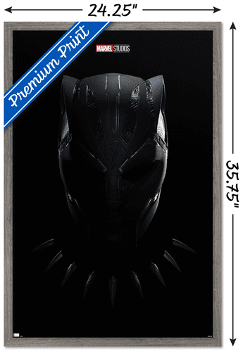Marvel Black Panther: Wakanda Forever - Teaser One Sheet Wall Poster, 22.375" x 34" Framed