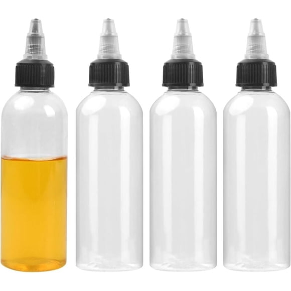 Pcs Sauce Bottle, Portable Plastic Squeeze Bottles Squeeze Bottle for Condiments Mustard Hot Sauce and Oil