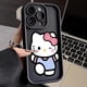 thumbnail image 3 of Sanrio-funda de teléfono de Hello Kitty para Iphone, carcasa anticaída de silicona para Iphone 14, 13, 11, 12, 15 Pro Max, XR, XS, 7, 8, 15 Plus, SE2, Y2k, regalo para niña, 3 of 5