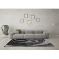 thumbnail image 3 of Ahgly Company Indoor Rectangle Abstract Gray Modern Area Rugs, 5' x 8', 3 of 4