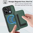 thumbnail image 5 of For Xiaomi Poco X6 5G Xiaomi Redmi Note 13 Pro 5G Magnetic Case TPU + PU Leather Phone Back Cover wi, 5 of 5