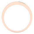 thumbnail image 5 of 0.39 ctw Wedding Band for Women - 14K Rose Gold Simulated Alexandrite Stackable Eternity Ring, 5 of 6