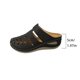 thumbnail image 5 of Bmisegm Ladies Summer Casual Hollow Slope Heel Beach Rome Pure Colour Large Size Sandal Slippers Womens Sandals Summer Black 7, 5 of 9