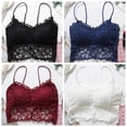 thumbnail image 5 of Lace Bralettes for Women Bralette Padded Lace Bandeau Bra, 5 of 5