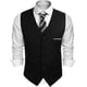 thumbnail image 1 of Chaleco de traje con cuello en V ajustado para hombre, 1 of 6