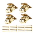 thumbnail image 4 of MERIGLARE 4x Upright Piano Metal Casters 360 Degree Rotation for Furniture Piano Sofas Gold, 4 of 8
