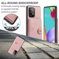 thumbnail image 4 of For Samsung Galaxy A13 Case 5G, Wallet with Detachable Magnetic Card Pockets,fit Car Mount, 2 in 1 Durable PU Leather Money Card Sleeve Kickstand Shockproof Protection Back Flip Cover - Pink, 4 of 8