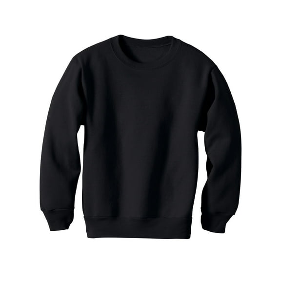 Hanes EcoSmart Kids' Crewneck Sweatshirt Black XL