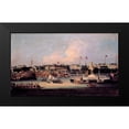 thumbnail image 2 of Anonymous, Chinese 1866 24x16 Black Modern Framed Museum Art Print Titled - Paddle Steamer Wilamette, Canton, 2 of 5