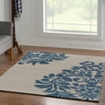 thumbnail image 3 of Trio Medallion Ivory Area Rug 5x7 Transitional Contemporary Design, 3 of 5