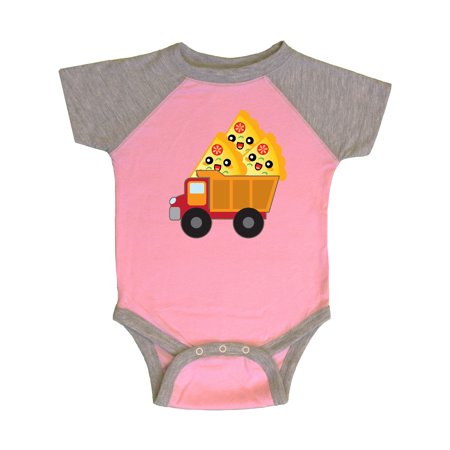 

Inktastic Pizza Lover Food Truck Funny Gift Baby Boy or Baby Girl Bodysuit
