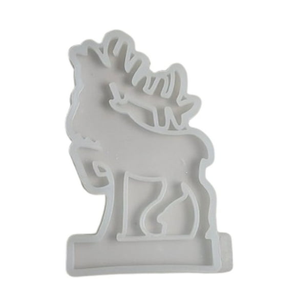 EUDIDV Xmas Decor Christmas Plugs Decorative Cement Plaster Molds Christmas Silicones Molds Festive Supplies Indoor