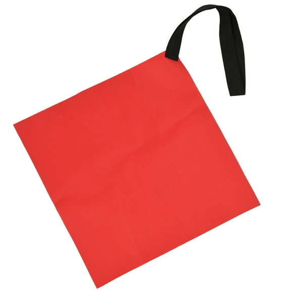 2pcs Kayak Tow Flags Red Safety Hooked Kayak Flag for Boat Canoe Trailer Safety Warning Flag