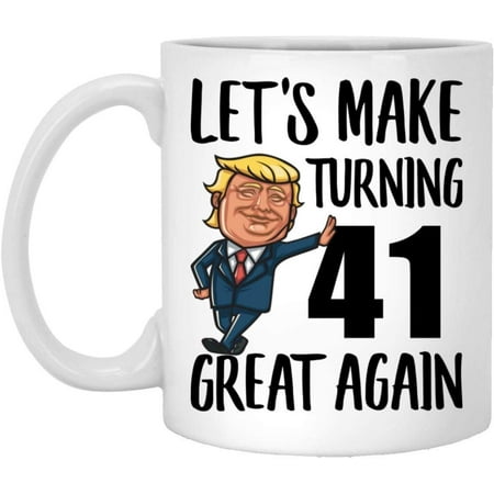 

Happy 41st Birthday Gifts For Boys Girls Turning 41 Year Old Born In 1978 Coffee Mug Funny White 11oz Christmas 2022 Gifts