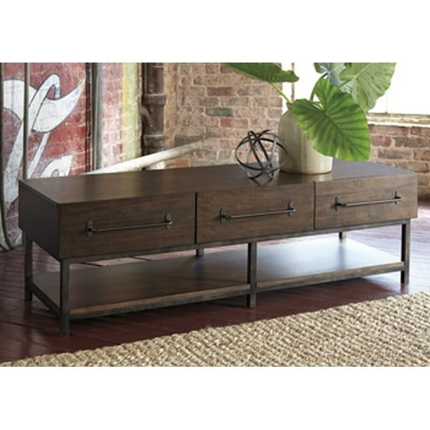 Signature Design By Ashley Starmore Rectangular Cocktail Table Walmart Com Walmart Com