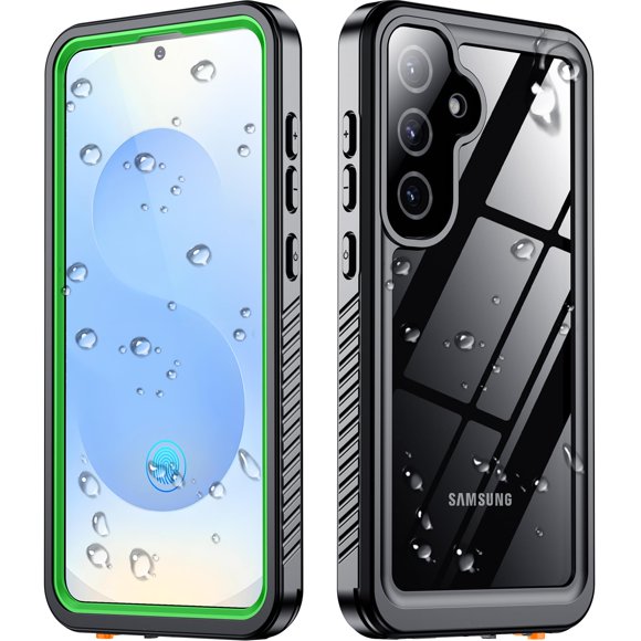 Funda de teléfono SPIDERCASE impermeable para Samsung Galaxy S25 Green