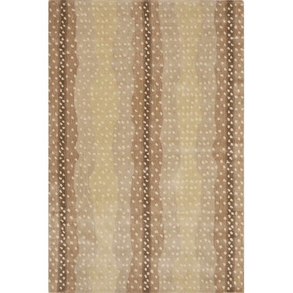 BoutiqueRugs Curdworth Contemporary Area Rug - Dark Red, Peach, Tan - 10' x 14'