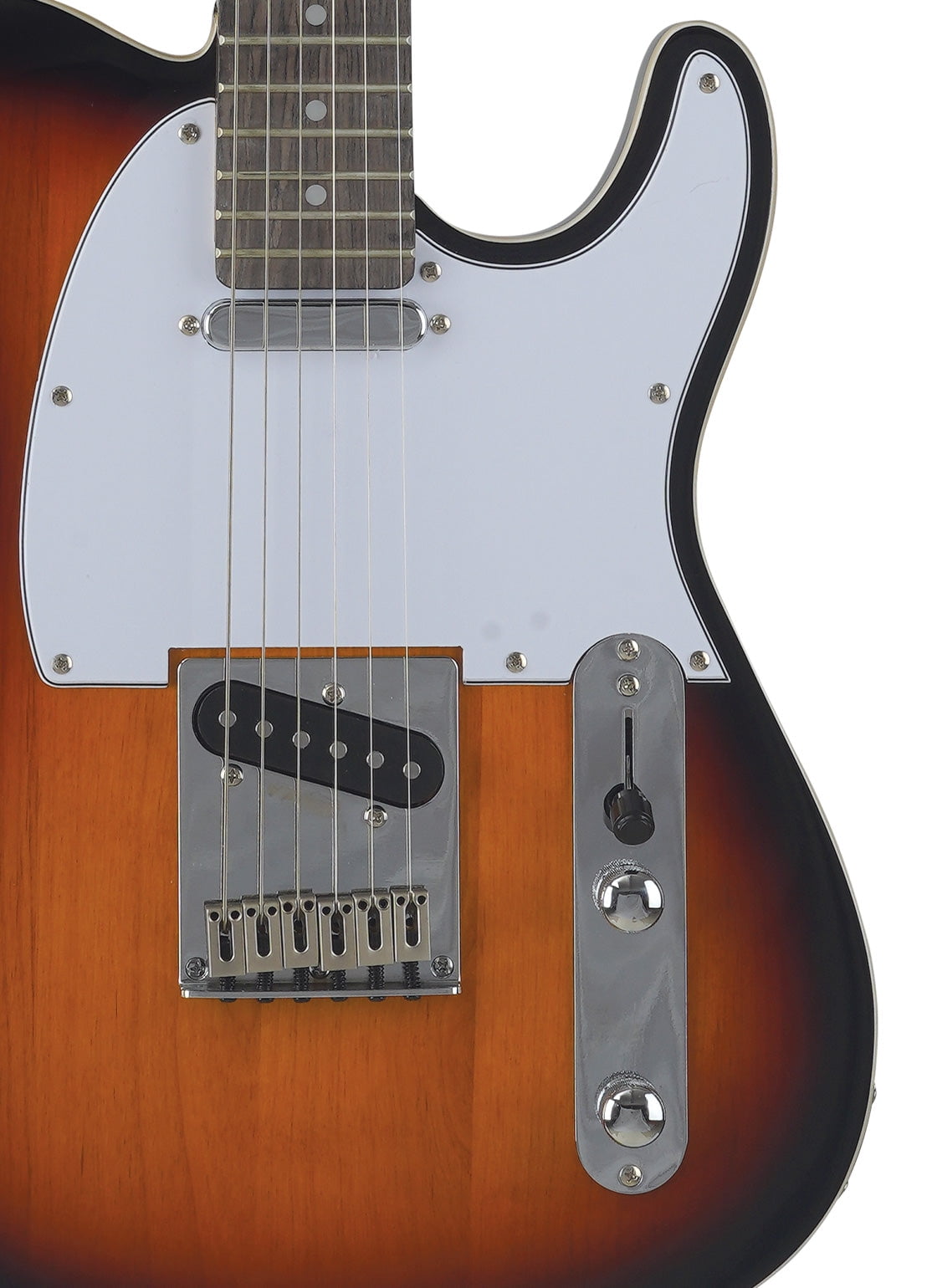 Tagima T 550 SB-DF/WH Electric Guitar - Sunburst