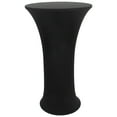 thumbnail image 1 of Miangastore Cocktail Table Cover Black Polyurethane Spandex 1Set 43x28in, 1 of 9