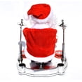 thumbnail image 2 of Bewildely Muñeco de Papá Noel para Navidad/Navidad, instrumento para jugar, regalo, decoración, Año Nuevo, sacudir la cabeza, cantar, adorno que Kits de decoración para fiestas No.01 Bewildely HA008653-01B, 2 of 6