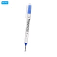 thumbnail image 3 of Deep Hole Marker Pens, 6Pcs Ink Waterproof double-headed Pen, Blue, 3 of 6