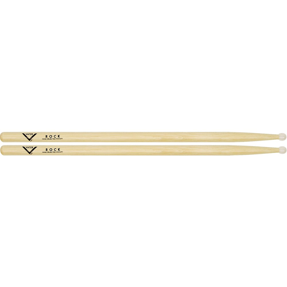 Vater VHRN Nylon Tip Hickory Rock Drumsticks