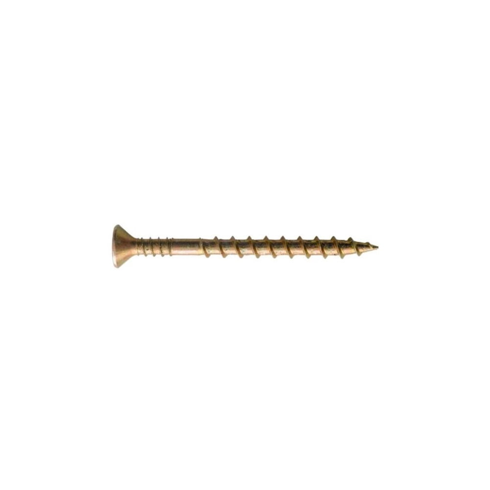(1000/Pack) #8 1-3/4 in. Coarse Thread Square-Head Collated Wood to Wood Screw - Yellow Zinc