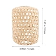 thumbnail image 2 of HINTRMENT 1Set Rustic Style Bamboo Lampshade for Kitchen with Light Diffusion and Decoration Functions, 2 of 8