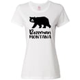 thumbnail image 3 of Inktastic Bozeman, Montana Black Bear Silhouette Women's T-Shirt, 3 of 5