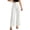 White, variant on Formal Pants for Women Dress Work Slacks Button High Waisted Straight Leg Loose Fitted Business Pants