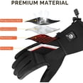 thumbnail image 4 of SAVIOR HEAT Thin Heated Gloves for Men Women, Electric Glove with Rechargeable Battery Hand Warmer for Skiing Hiking Hunting Camping Climbing Motorcycling, 4 of 9