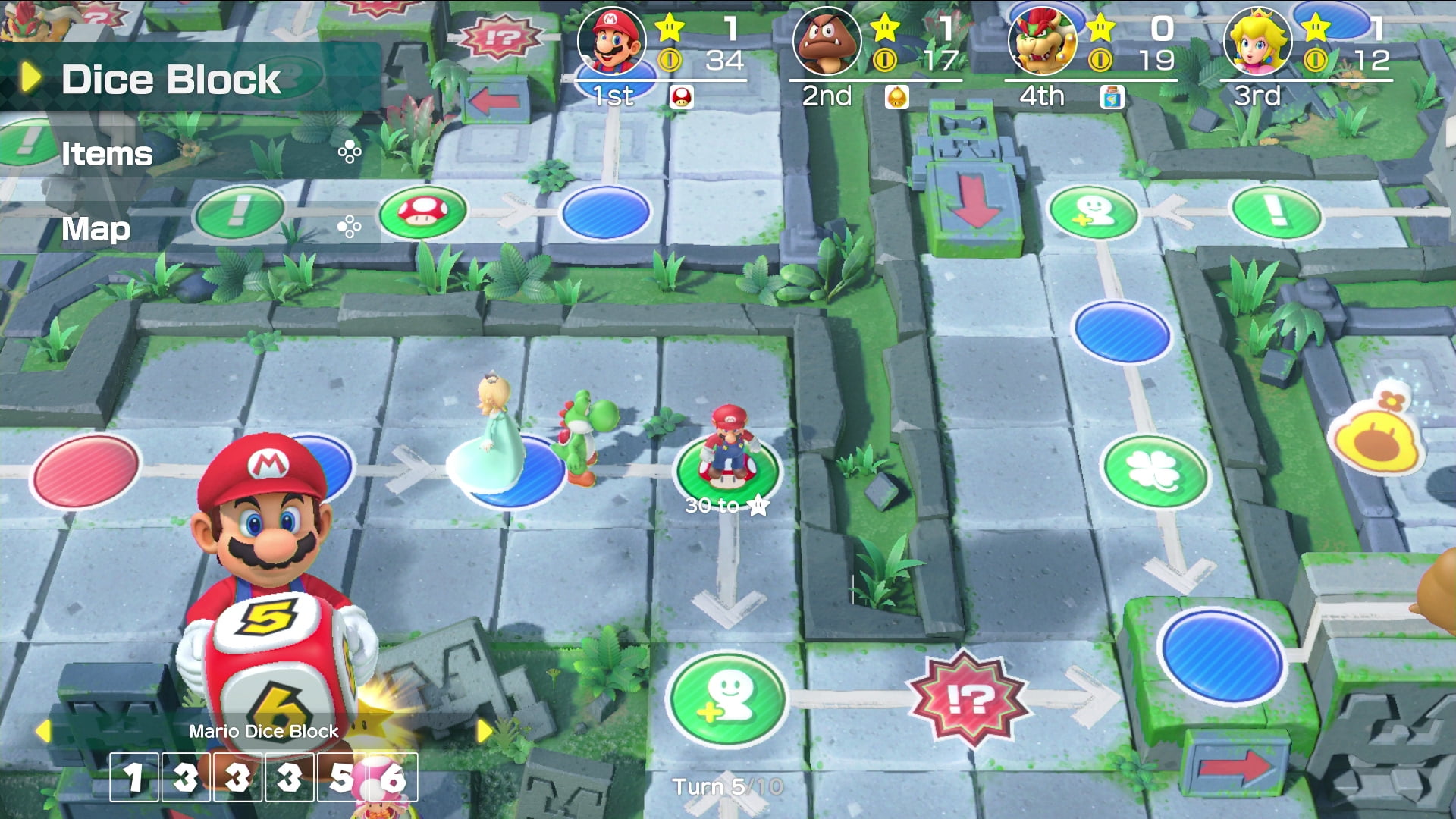 Jogo Nintendo Switch Switch Super Mario Party (Código de Descarga) +  Joy-Con Roxo e Verde