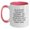 White/Pink, variant on Funny CPA Gifts from Friends and Family - Two Tone Coffee Mug, If At First You Don't Succeed, Try Doing What Your Cpa Told You To Do The First Time.