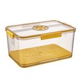 thumbnail image 1 of Monstrate Caja fuerte para el soporte del pan, fácil limpieza, grabación del tiempo, conservación del pan, preservación de la frescura sin Organizadores de utensilios de cocina Amarillo, 1 of 6