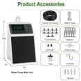 thumbnail image 3 of Easy Solar-Powered Drip Irrigation Kit - Automatic Watering System for Garden, Patio & Houseplants - Includes Water Pump, 33ft Tubing, 10 Drippers - Saves Time & Water, 3 of 9